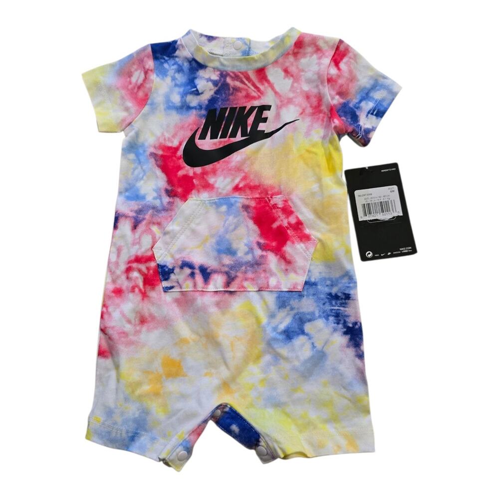 NIKE Baby One piece tie dye Romper Size 6 Months